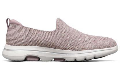 (WMNS) skecththers Go Walk 5 Slip-on Shoes Pink 124162-MVE