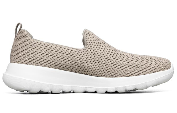 (WMNS) skecththers Go Walk Joy Low-Top Slip-on Shoes Beige 'Graybrown Gold' 124090-TPGD