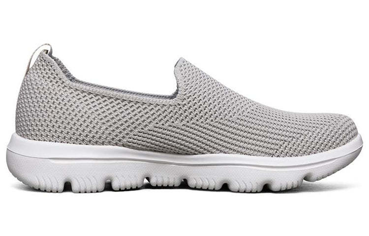 (WMNS) skecththers Go Walk Evolution Ultra Slip-On Shoes Gray/Chestnut 15761-TPE