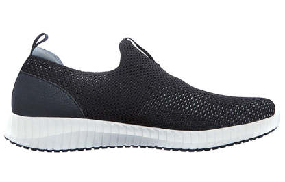 skecththers Elite Flex Slip-on Shoes 'Black White' 232211-BKW