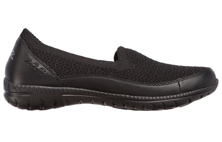 (WMNS) skecththers Arch Fit Flex-Sweet Jazz Slip-On Shoes Black 100287-BBK