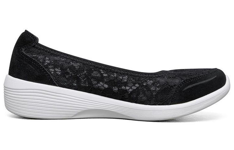 (WMNS) skecththers Arya Slip-on Shoes Black/White 66666292-BKW