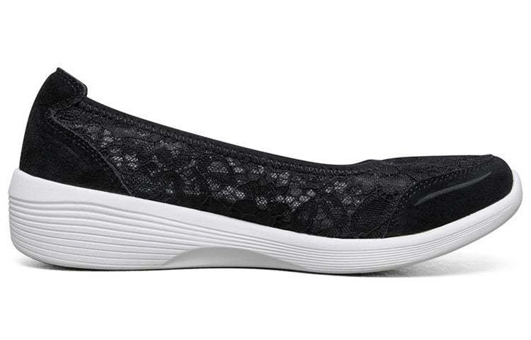 (WMNS) skecththers Arya Slip-on Shoes Black/White 66666292-BKW