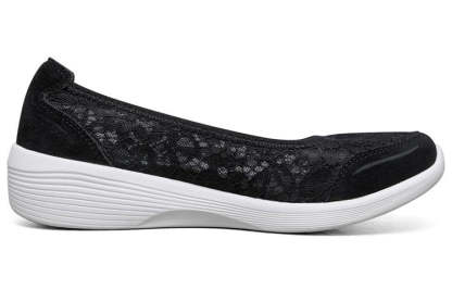 (WMNS) skecththers Arya Slip-on Shoes Black/White 66666292-BKW