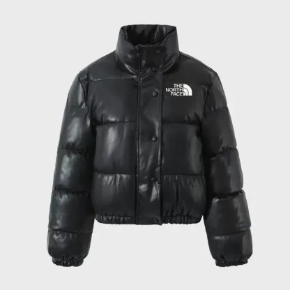 2024 Winter women coat Warm thick leather Parkas femme jacket
