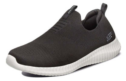 skecththers Elite Flex Slip-on Shoes 'Black' 52649-BKW
