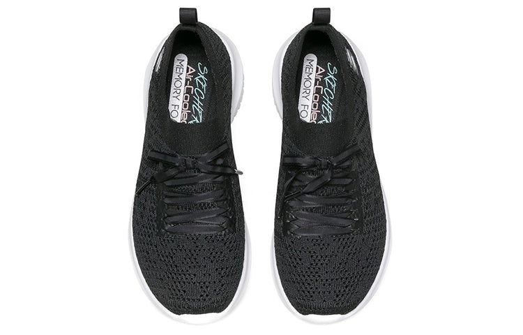(WMNS) skecththers Ultra Flex Slip-on Loafers Black 149033-BKW
