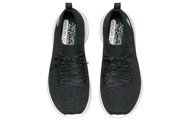 (WMNS) skecththers Ultra Flex Slip-on Loafers Black 149033-BKW