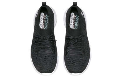 (WMNS) skecththers Ultra Flex Slip-on Loafers Black 149033-BKW