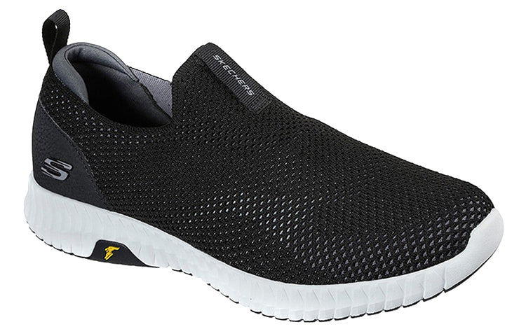 skecththers Elite Flex Slip-on Shoes 'Black White' 232211-BKW