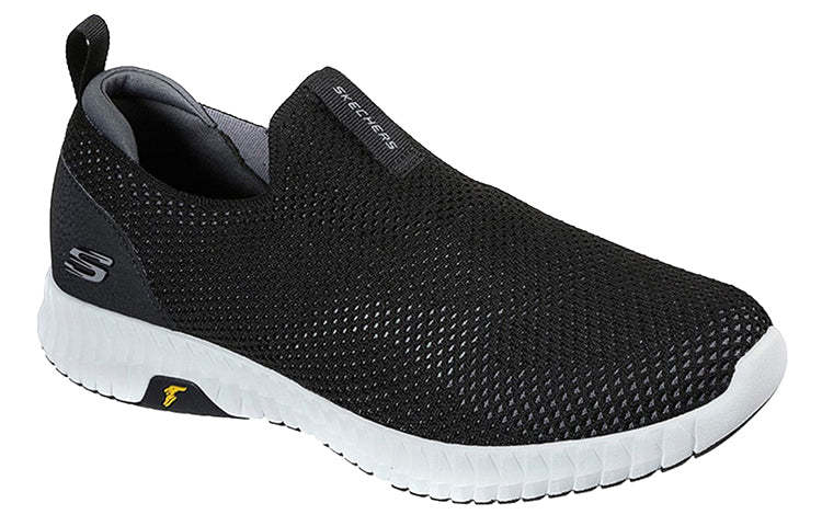 skecththers Elite Flex Slip-on Shoes 'Black White' 232211-BKW