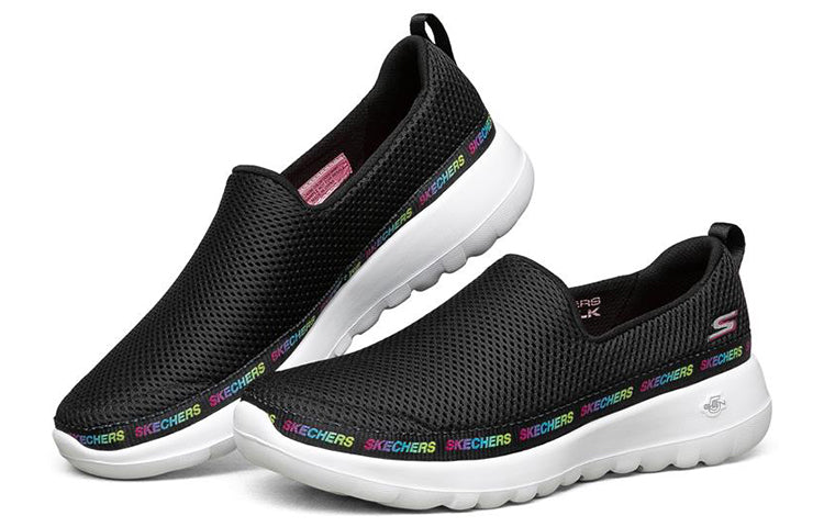 (WMNS) skecththers Go Walk Joy Low-Top Slip-Ons Black 124096-BKMT