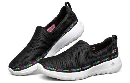 (WMNS) skecththers Go Walk Joy Low-Top Slip-Ons Black 124096-BKMT
