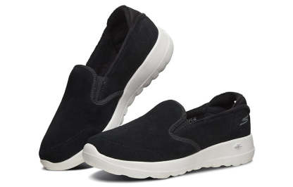 (WMNS) skecththers Go Walk Joy Slip On 'Black' 15714-BKW