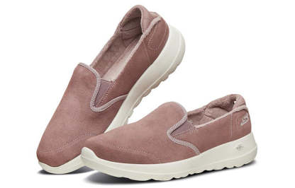 (WMNS) skecththers Go Walk Joy Slip-on Shoes Pink 15714-MVE