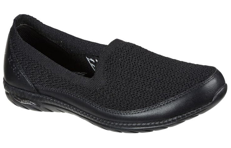 (WMNS) skecththers Arch Fit Flex-Sweet Jazz Slip-On Shoes Black 100287-BBK