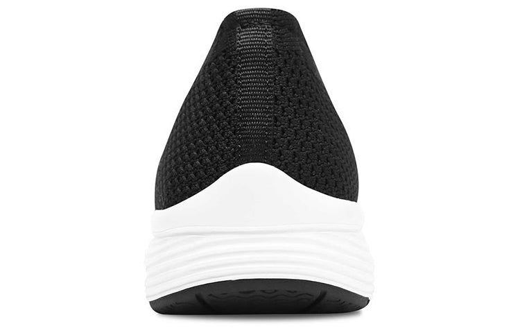 (WMNS) skecththers Modern Comfort Slip-on Shoes 'Black White' 49481-BLK