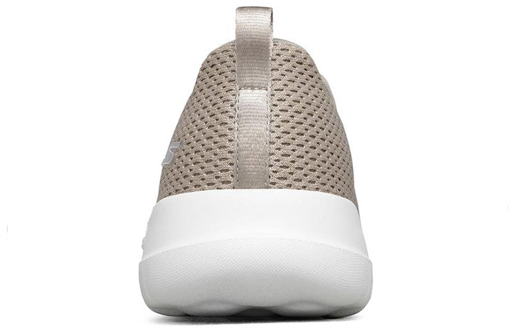 (WMNS) skecththers Go Walk Joy Low-Top Slip-on Shoes Beige 'Graybrown Gold' 124090-TPGD