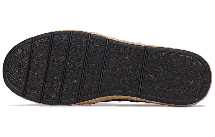(WMNS) skecththers Slip-on Lace Shoes 'Black' 733774-BLK