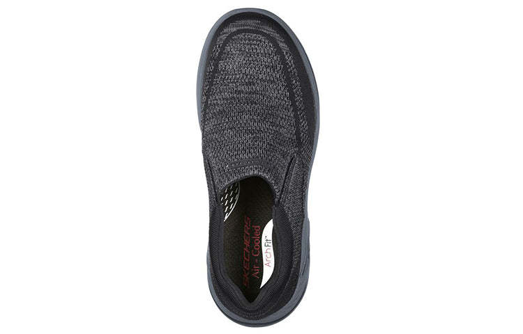 skecththers Arch Fit Motley Casual Slip-on Black Gray 204495-BLK