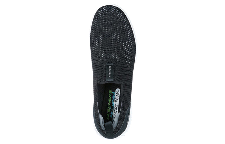 skecththers Elite Flex Slip-on Shoes 'Black White' 232211-BKW