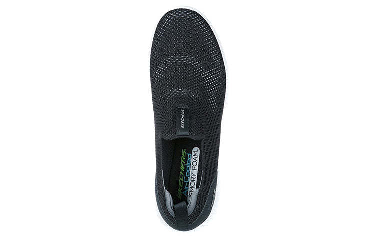 skecththers Elite Flex Slip-on Shoes 'Black White' 232211-BKW