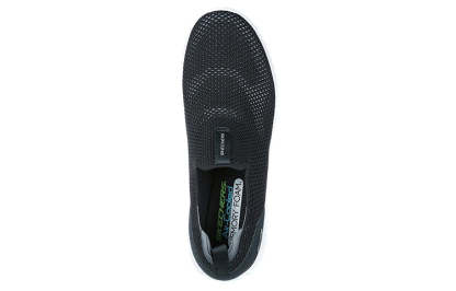 skecththers Elite Flex Slip-on Shoes 'Black White' 232211-BKW