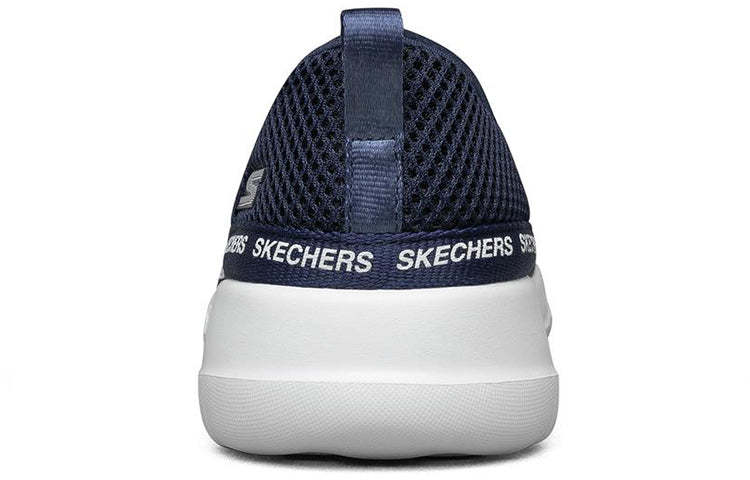 (WMNS) skecththers Go Walk Joy Low-Top Slip-on Shoes Blue/White 124096-NVW