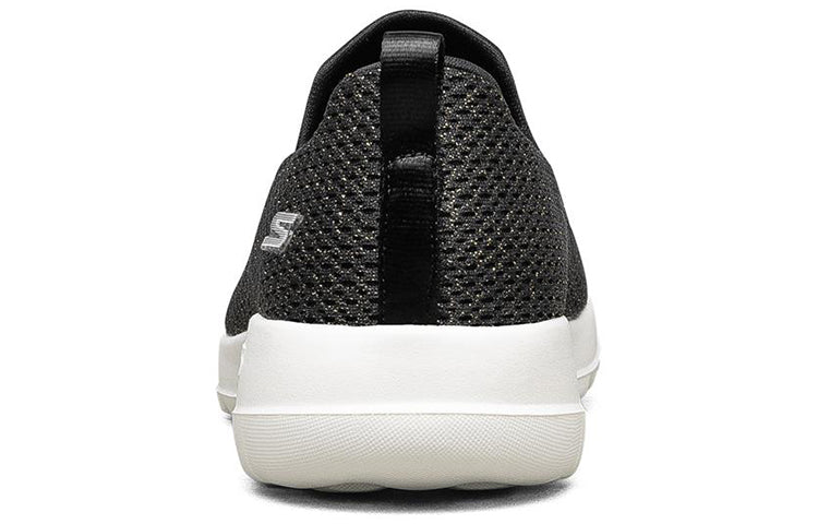 (WMNS) skecththers Go Walk Joy Slip On 'Black Gold' 124090-BKGD