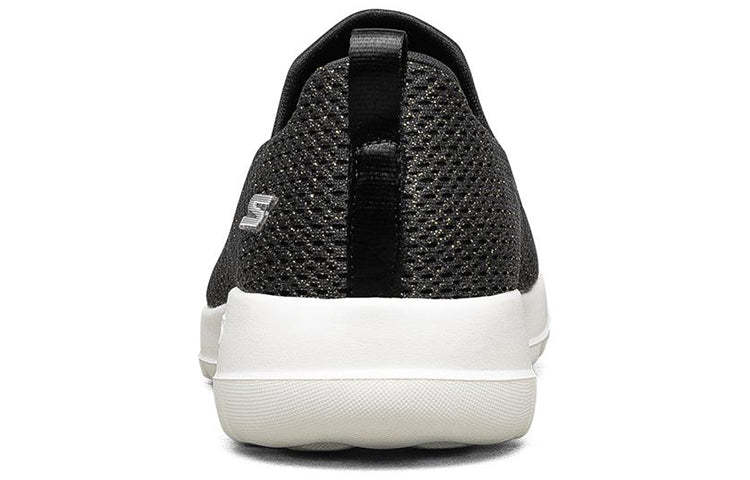 (WMNS) skecththers Go Walk Joy Slip On 'Black Gold' 124090-BKGD