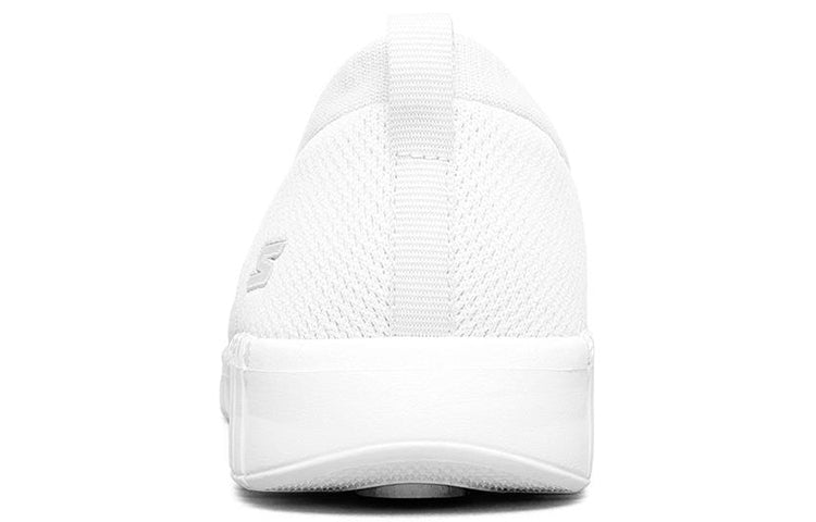 (WMNS) skecththers Go Walk Smart Slip-On Shoes White 124043-WHT