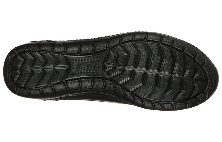 (WMNS) skecththers Arch Fit Flex-Sweet Jazz Slip-On Shoes Black 100287-BBK