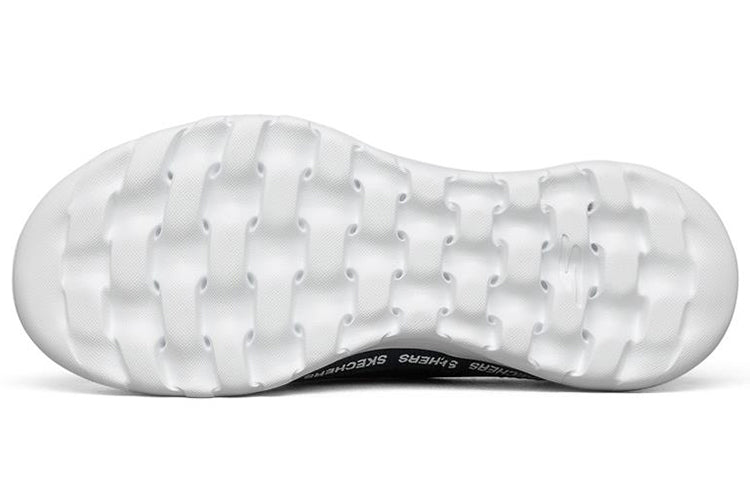 (WMNS) skecththers Go Walk Joy Low-Top Slip-on Shoes Blue/White 124096-NVW