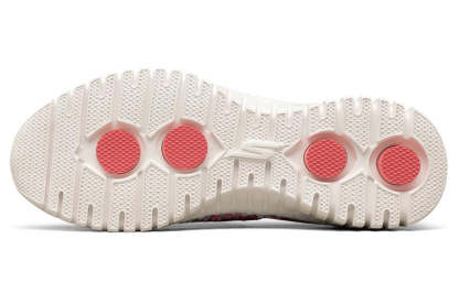 (WMNS) skecththers Go Walk Smart Slip-on Shoes White/Pink/Grey 124317-WMLT
