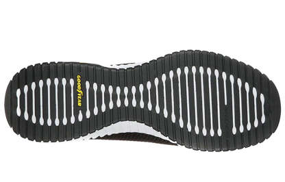 skecththers Elite Flex Slip-on Shoes 'Black White' 232211-BKW