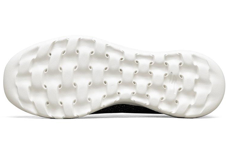 (WMNS) skecththers Go Walk Joy Slip On 'Black Gold' 124090-BKGD