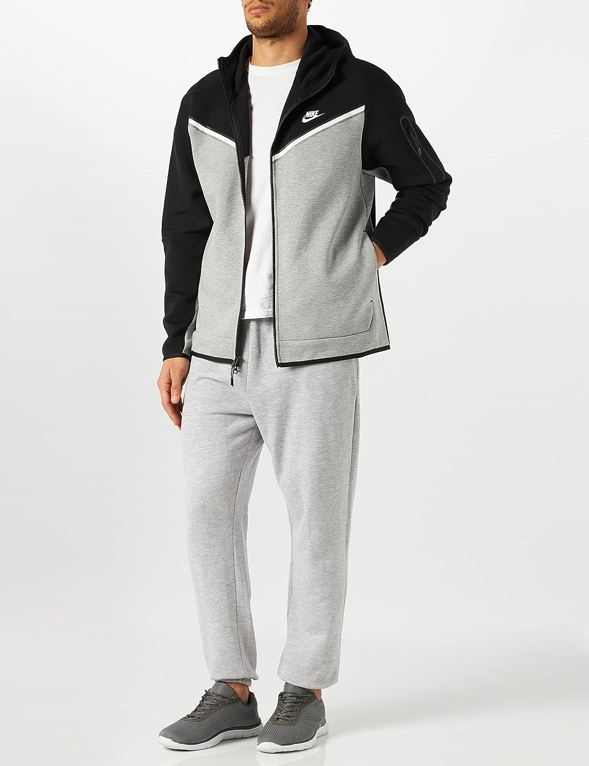 Men's Washed Full Zip Hoodie