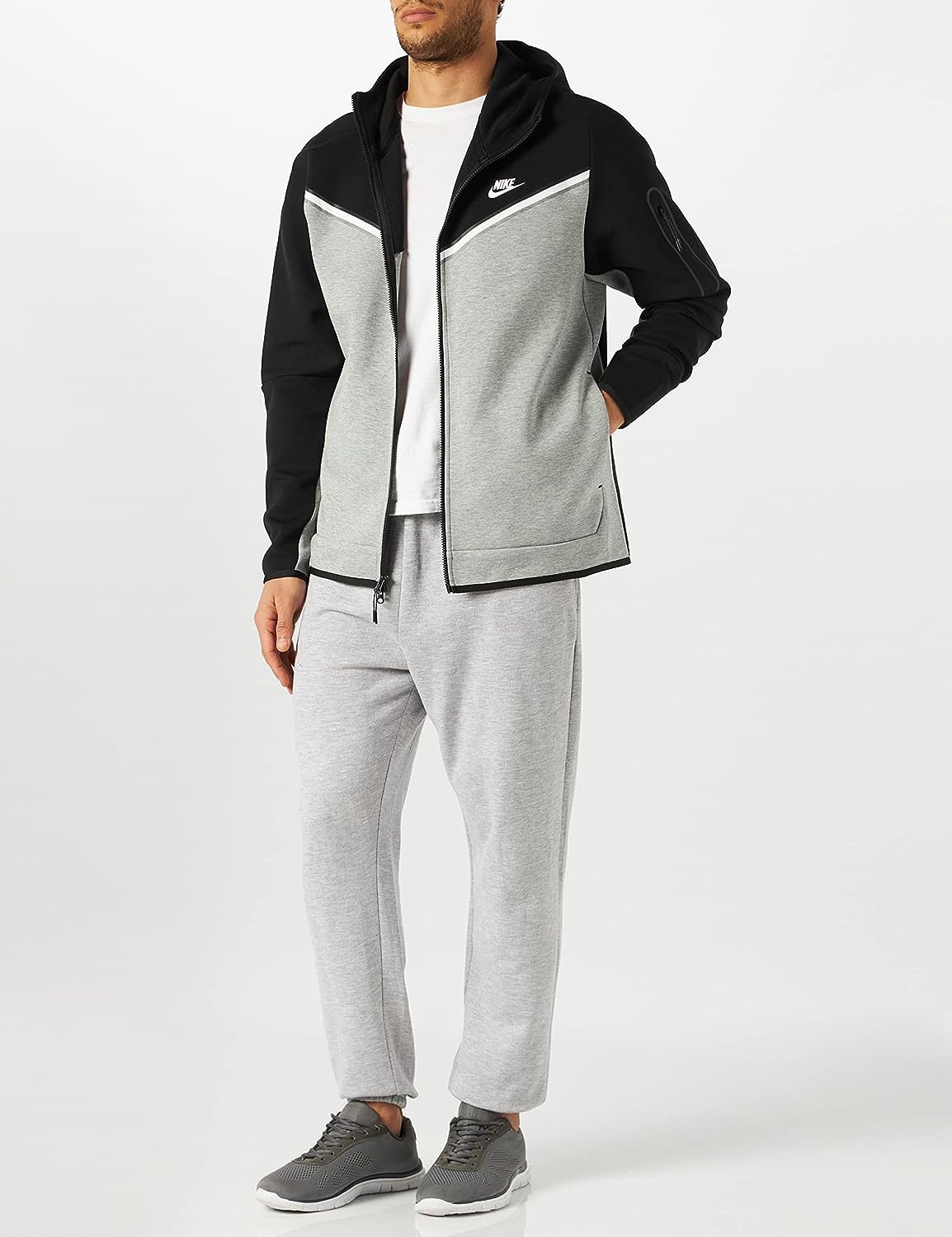 Men's Washed Full Zip Hoodie