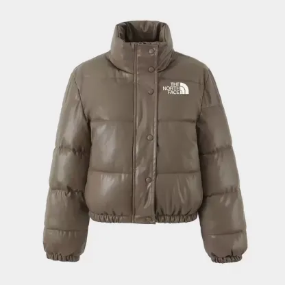 2024 Winter women coat Warm thick leather Parkas femme jacket