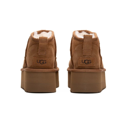 (WMNS) uthtgg Classic Ultra Mini Platform Boot Chestnut