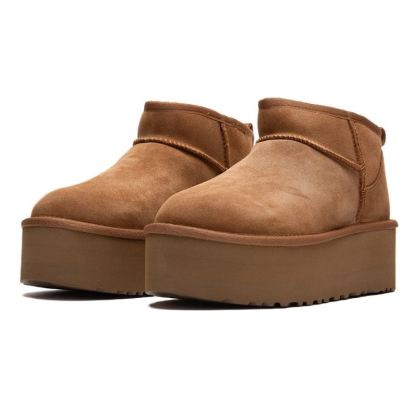 (WMNS) uthtgg Classic Ultra Mini Platform Boot Chestnut