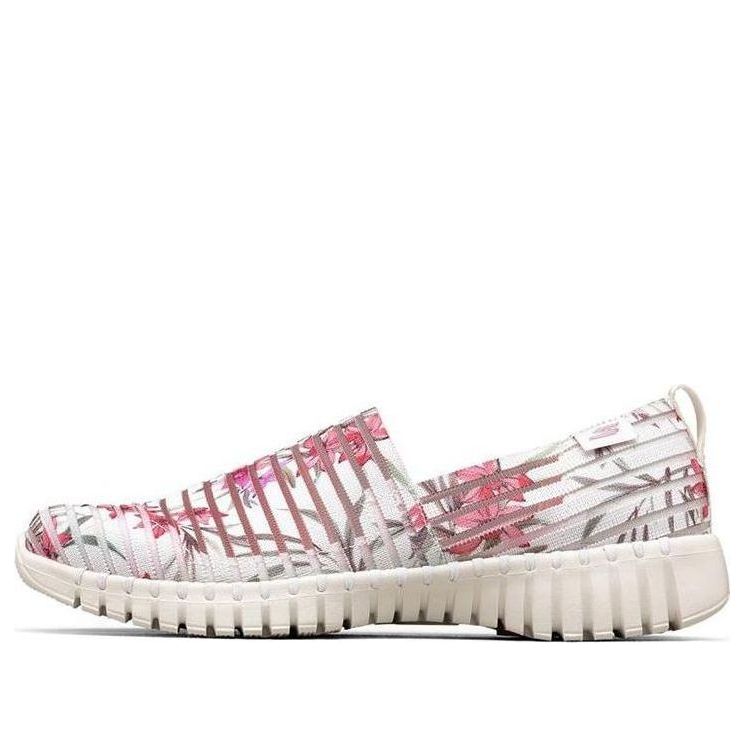 (WMNS) skecththers Go Walk Smart Slip-on Shoes White/Pink/Grey 124317-WMLT