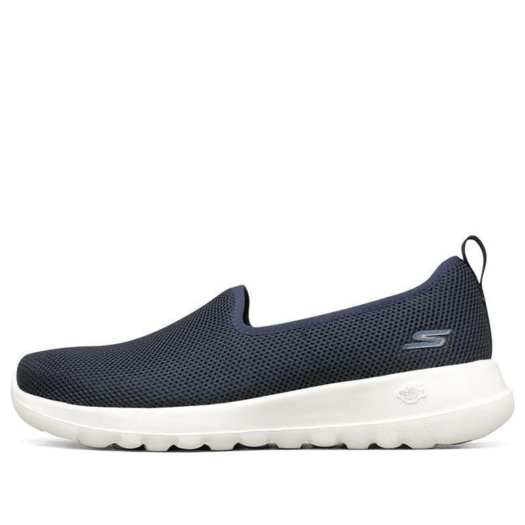 (WMNS) skecththers Go Walk Joy Slip-on Shoes Dark-Blue 'Navy Blue White' 124186-NVW