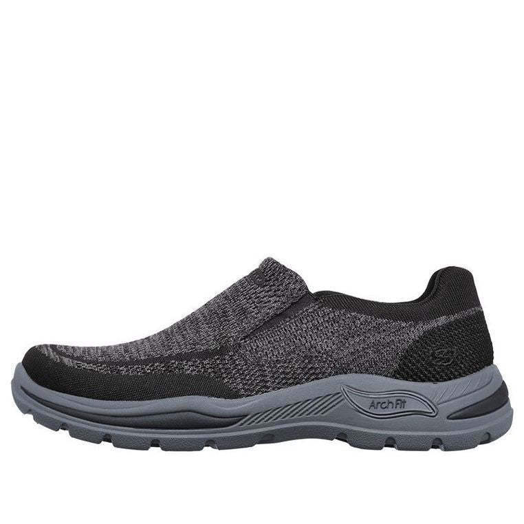 shoes Arch Fit Motley Casual Slip-on Black Gray 204495-BLK