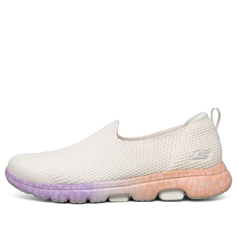 (WMNS) skecththers Go Walk 5 Slip-Ons White/Multi 124205-WMLT