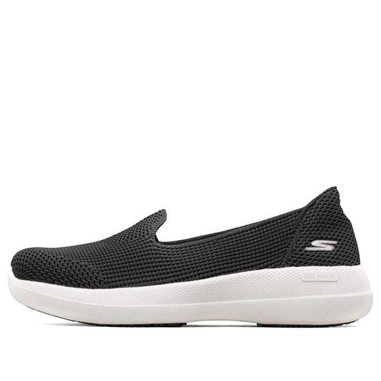 (WMNS) shoes Go Walk Stability Slip On Black 124604-BKLP