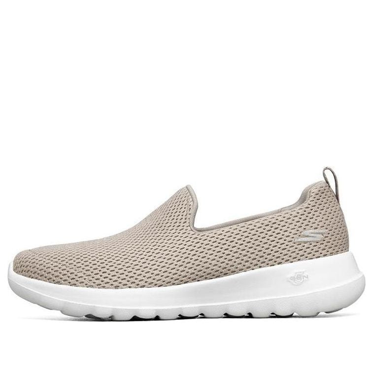 (WMNS) skecththers Go Walk Joy Low-Top Slip-on Shoes Beige 'Graybrown Gold' 124090-TPGD