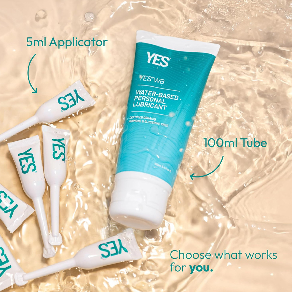 Yes Lube WB Water-Based Personal Lubricant Applicators