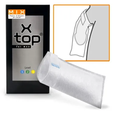 X-Top For Men Incontinence Pouch - Pack of 10
