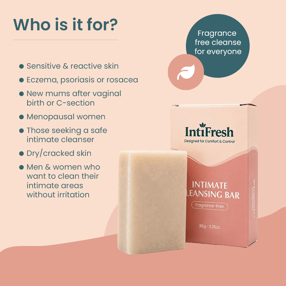 Intifresh Fragrance-Free Aloe Vera Soap for Sensitive Skin